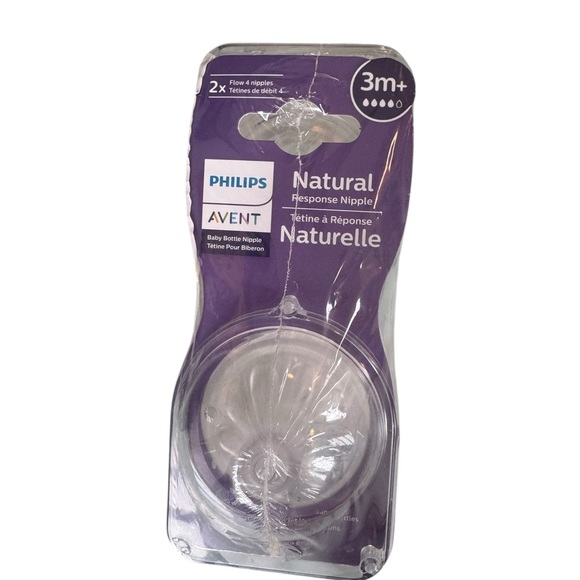Philips Avent Natural Response Nipple - Purple - Picture 1 of 3